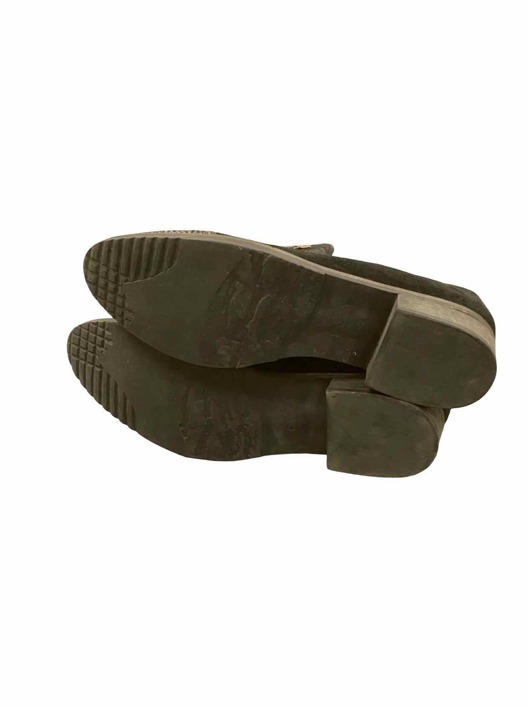 Casta Shoe Size 42 Black Snakeskin Print Suede Loafers