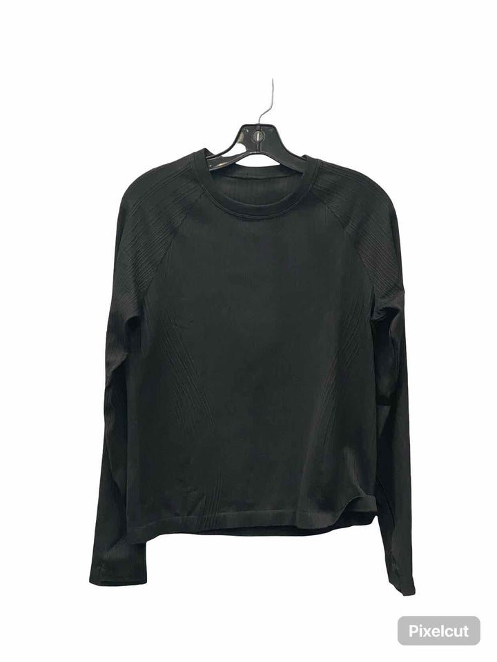 Lululemon Size 8 Black Athletic Long Sleeve