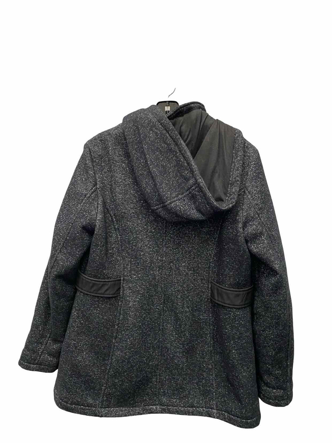 Liz Claiborne Size L Gray 65% Cotton Coat(short)