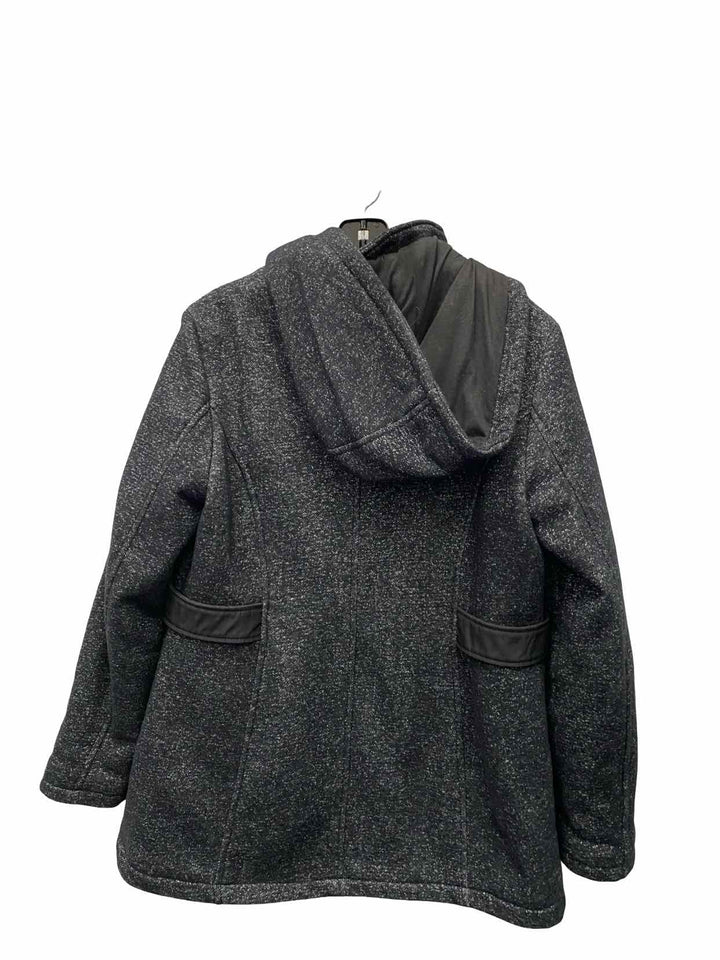 Liz Claiborne Size L Gray 65% Cotton Coat(short)