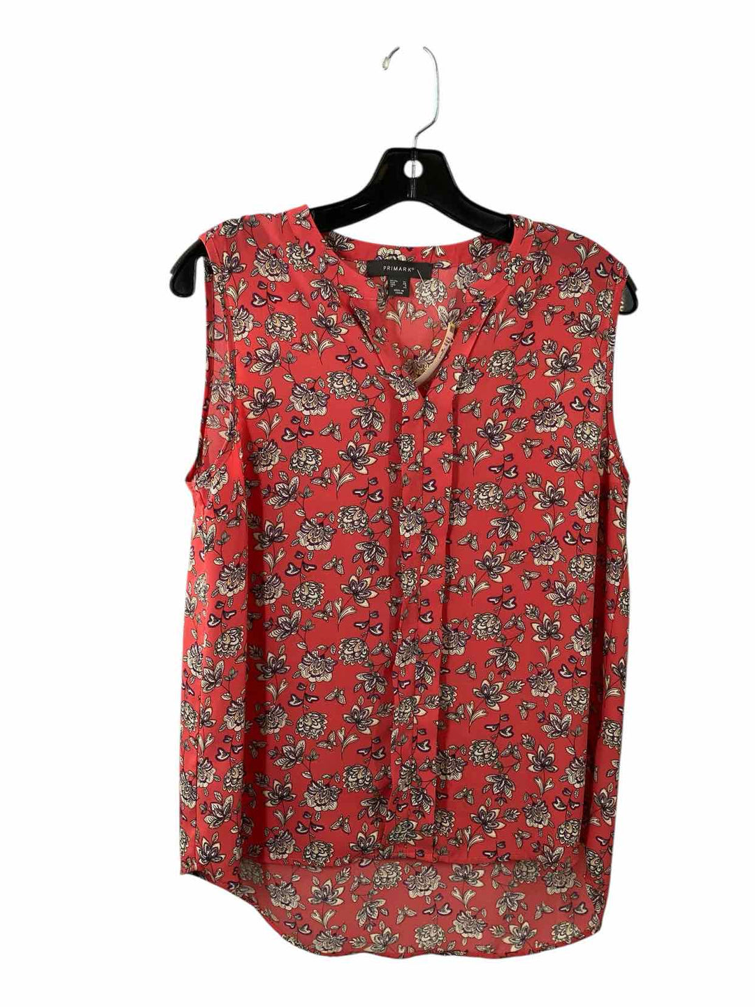 Primark Size 8 Pink Purple Floral Tank Top