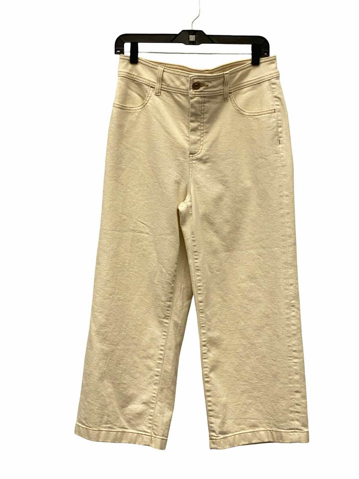 Chico's Size 10 Cream Jeans