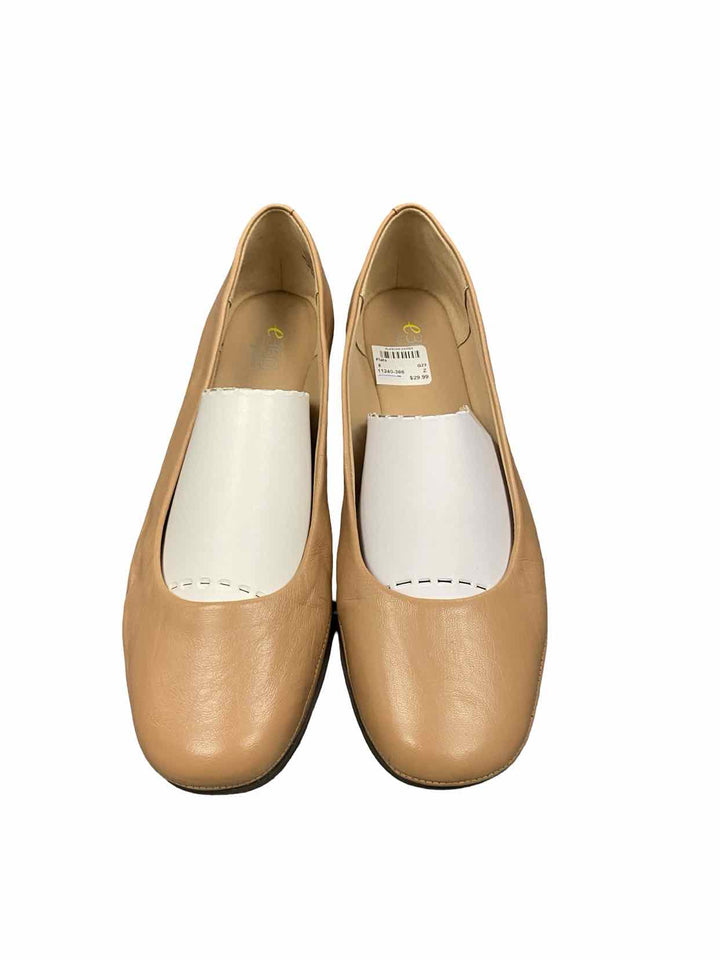 Easy Spirit Shoe Size 8 Beige Leather Jazzy Flats