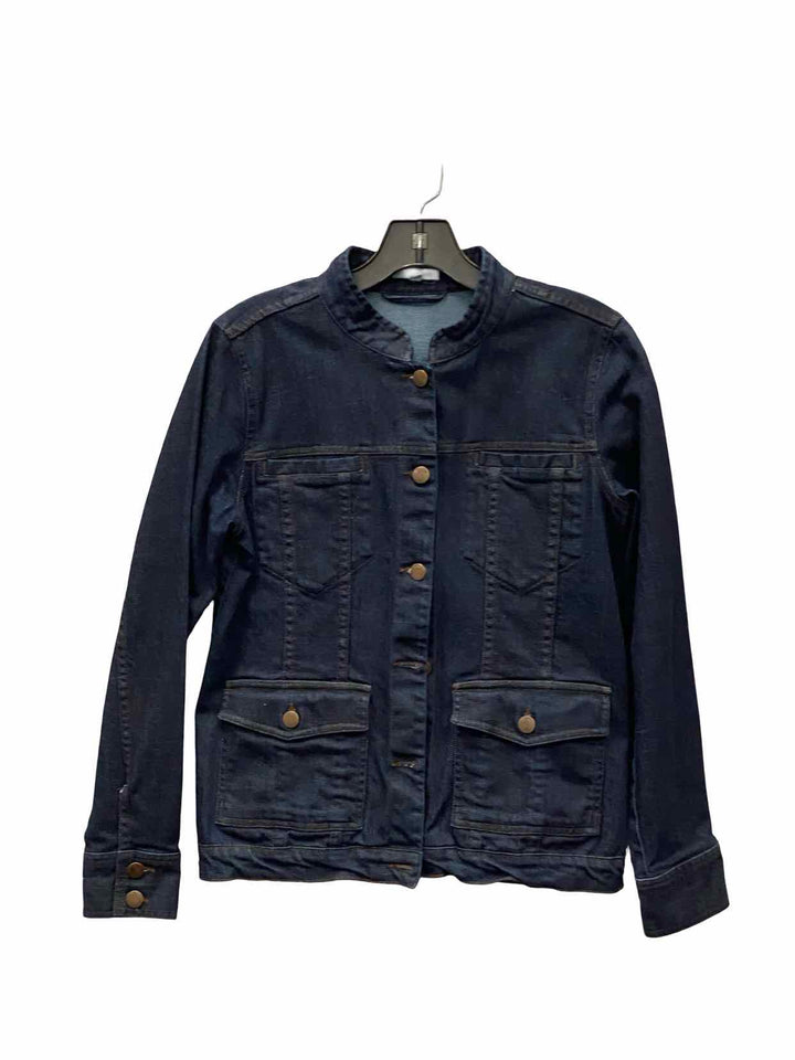 Eileen Fisher Size S Navy Denim Jacket