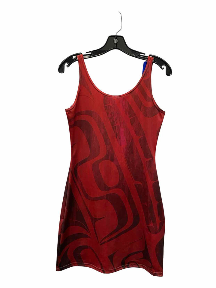 Trickster Size S Red Print Dress