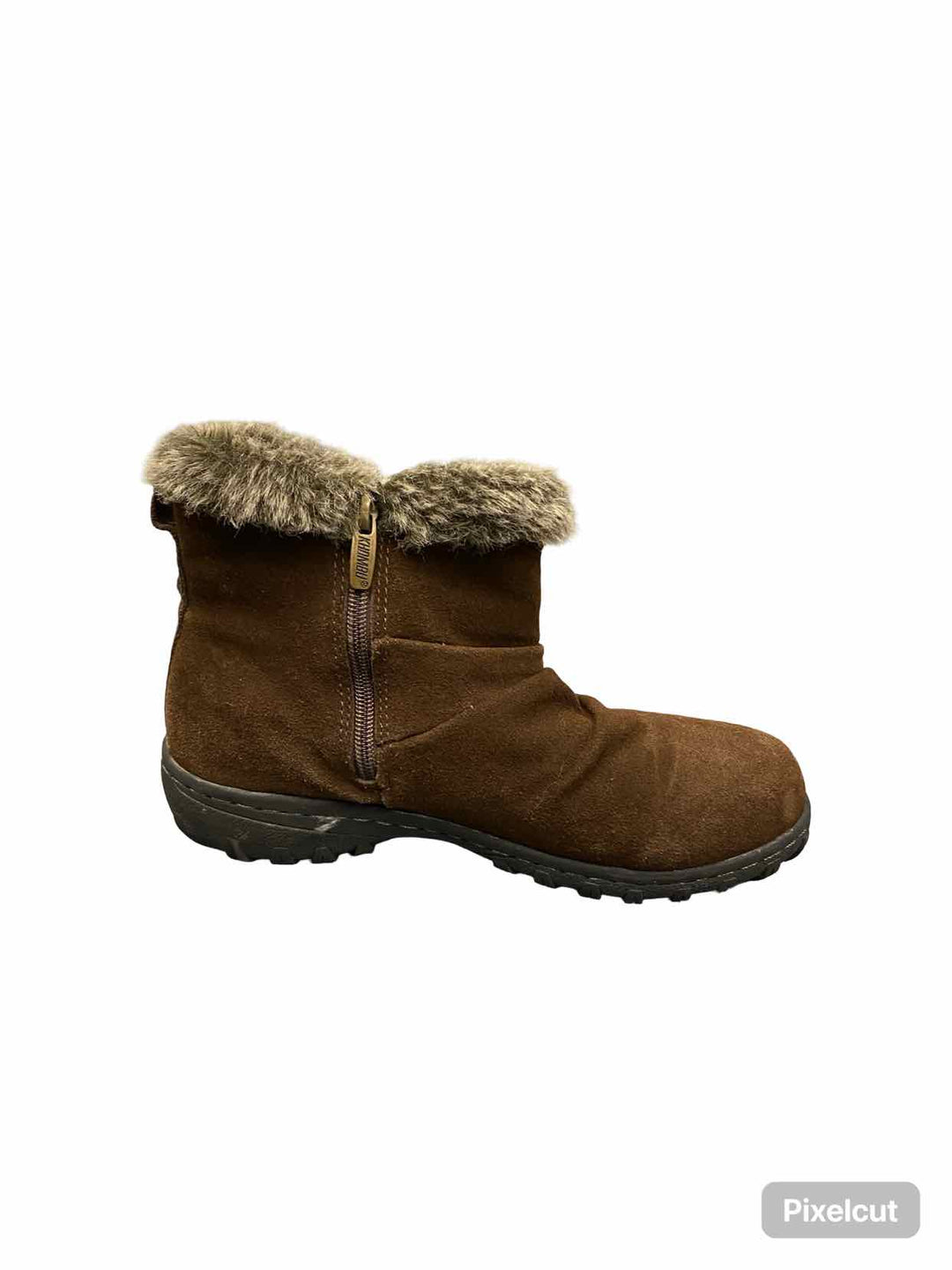Khombu Shoe Size 7 Brown Suede Boots(Ankle)
