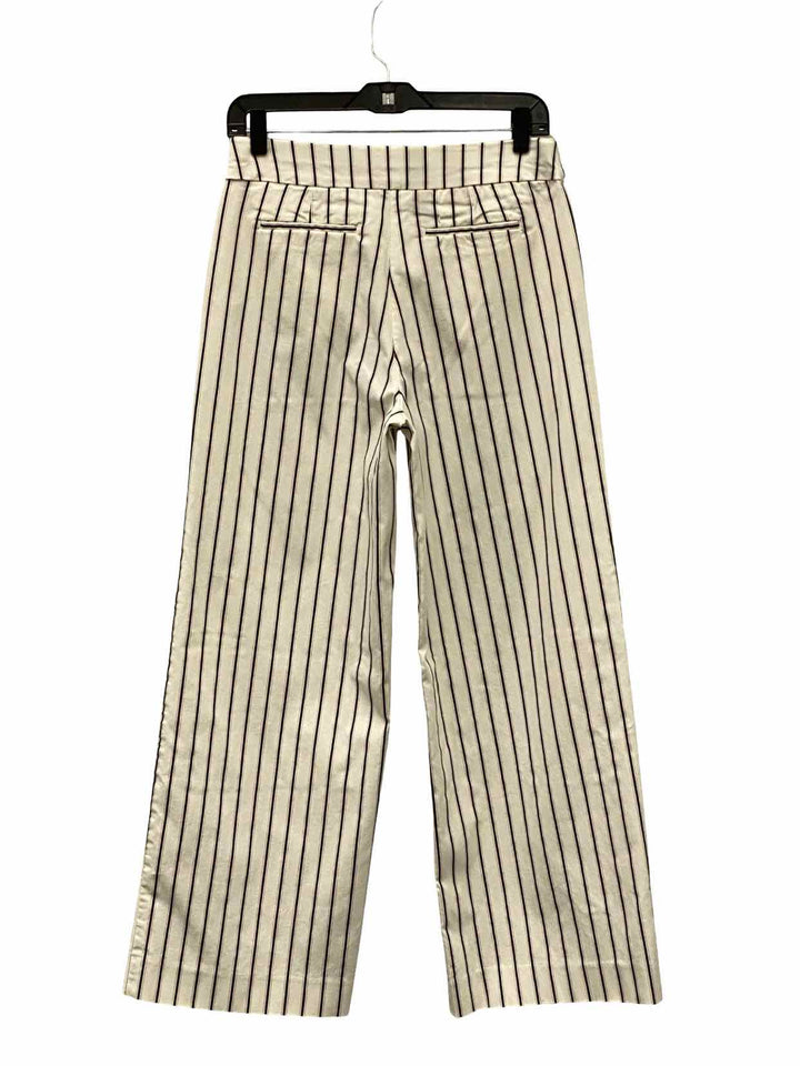 Chico's Size 8T White Stripe Pants