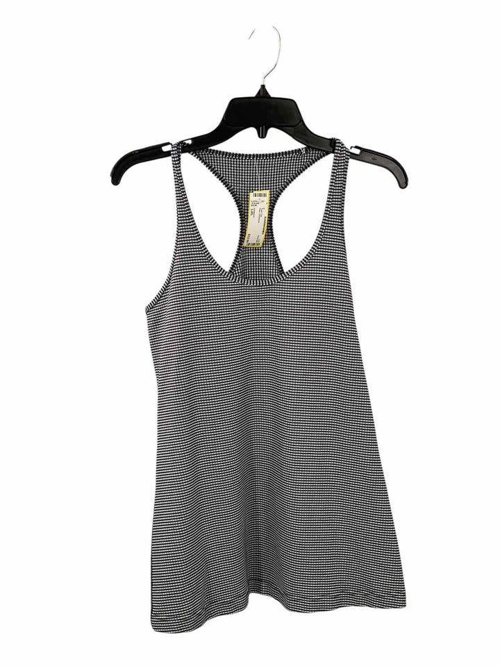Lululemon Size L/XL Gray Checkered Tank Top