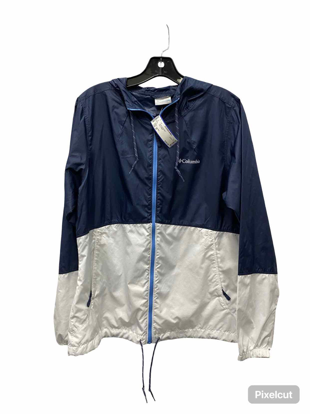 Columbia Size M Navy White Jacket (Outdoor)