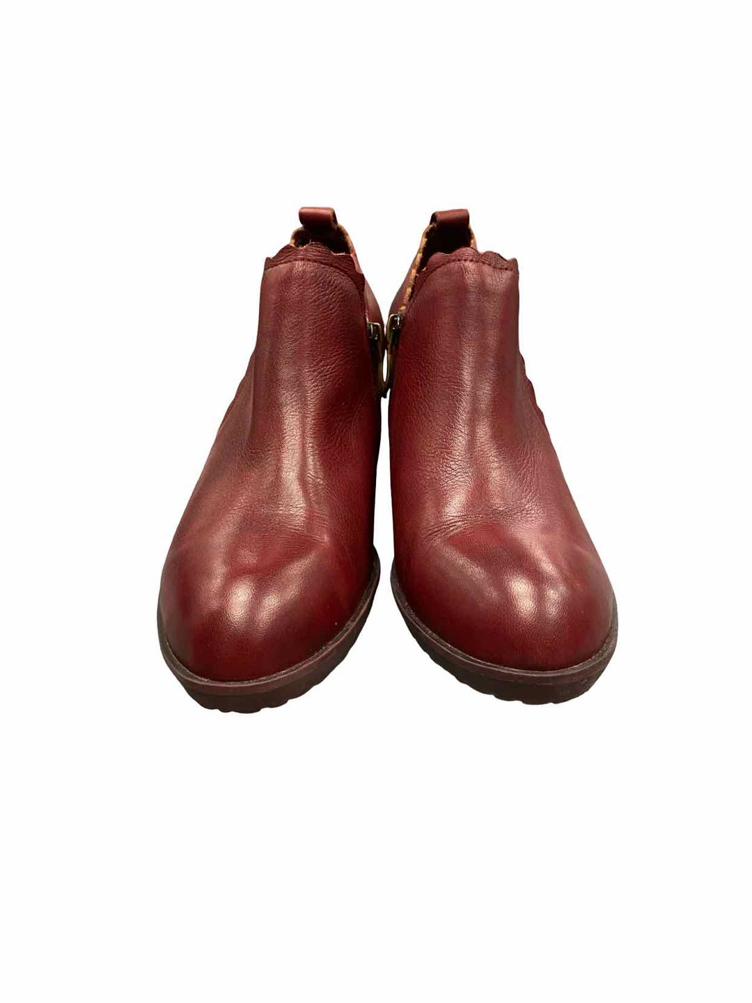 L'Artiste Shoe Size 38 Red Leather Boots(Ankle)