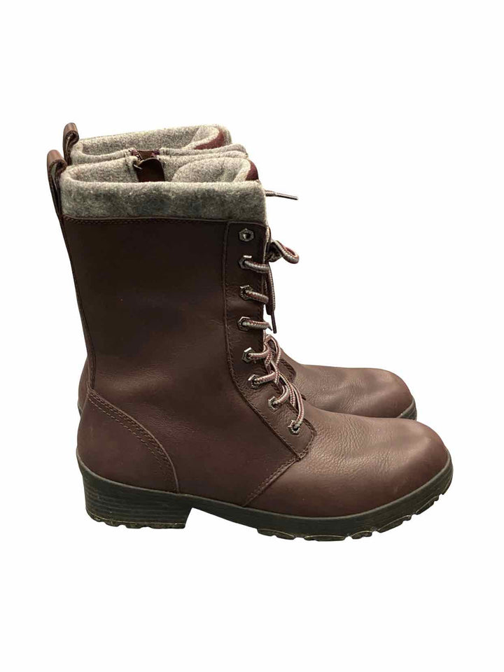 Kodiak Shoe Size 11 Brown Waterproof Leather Arctic Grip Winter Boots(knee)