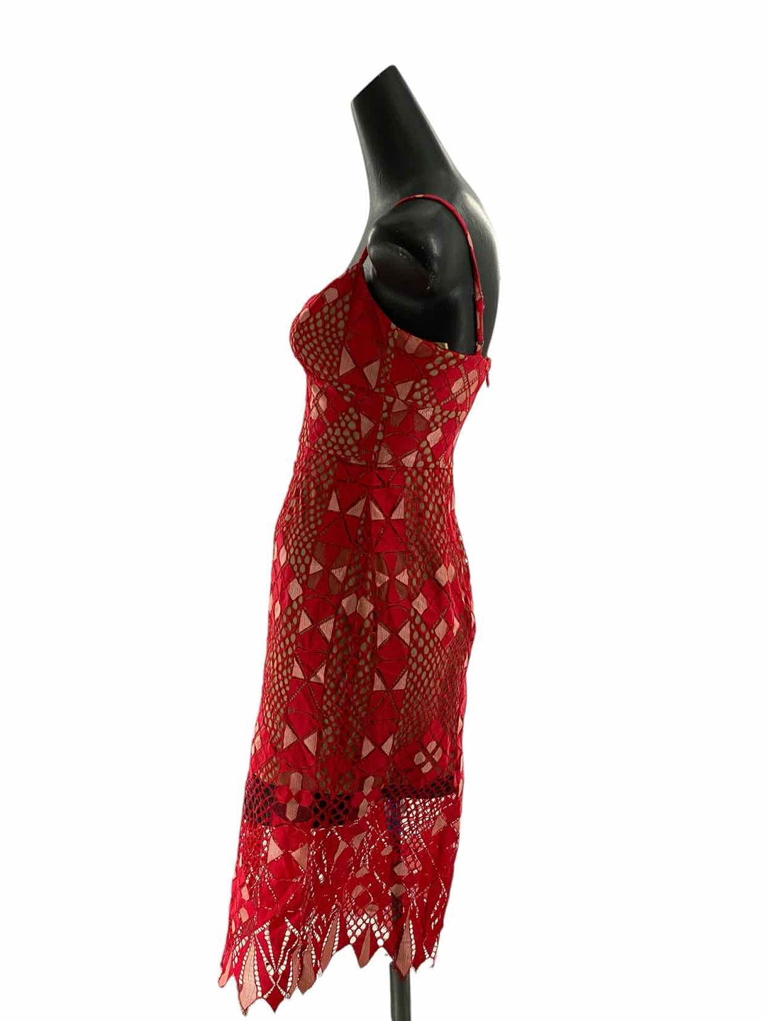 BCBG Size 2 Red Lace NWT Dress