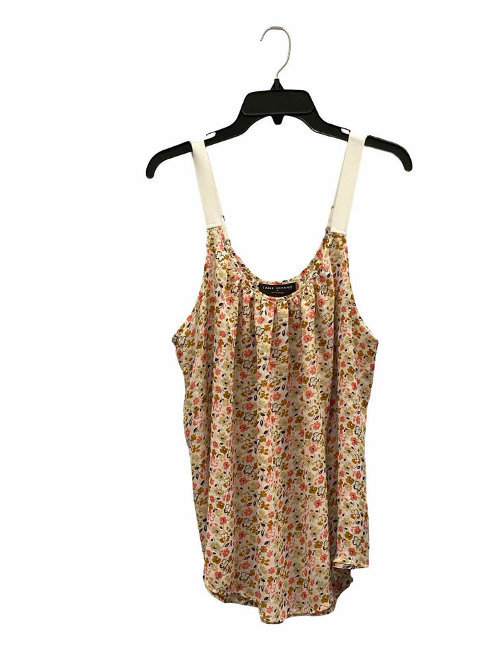 Lane Bryant Size 16 White Pink Floral Tank Top
