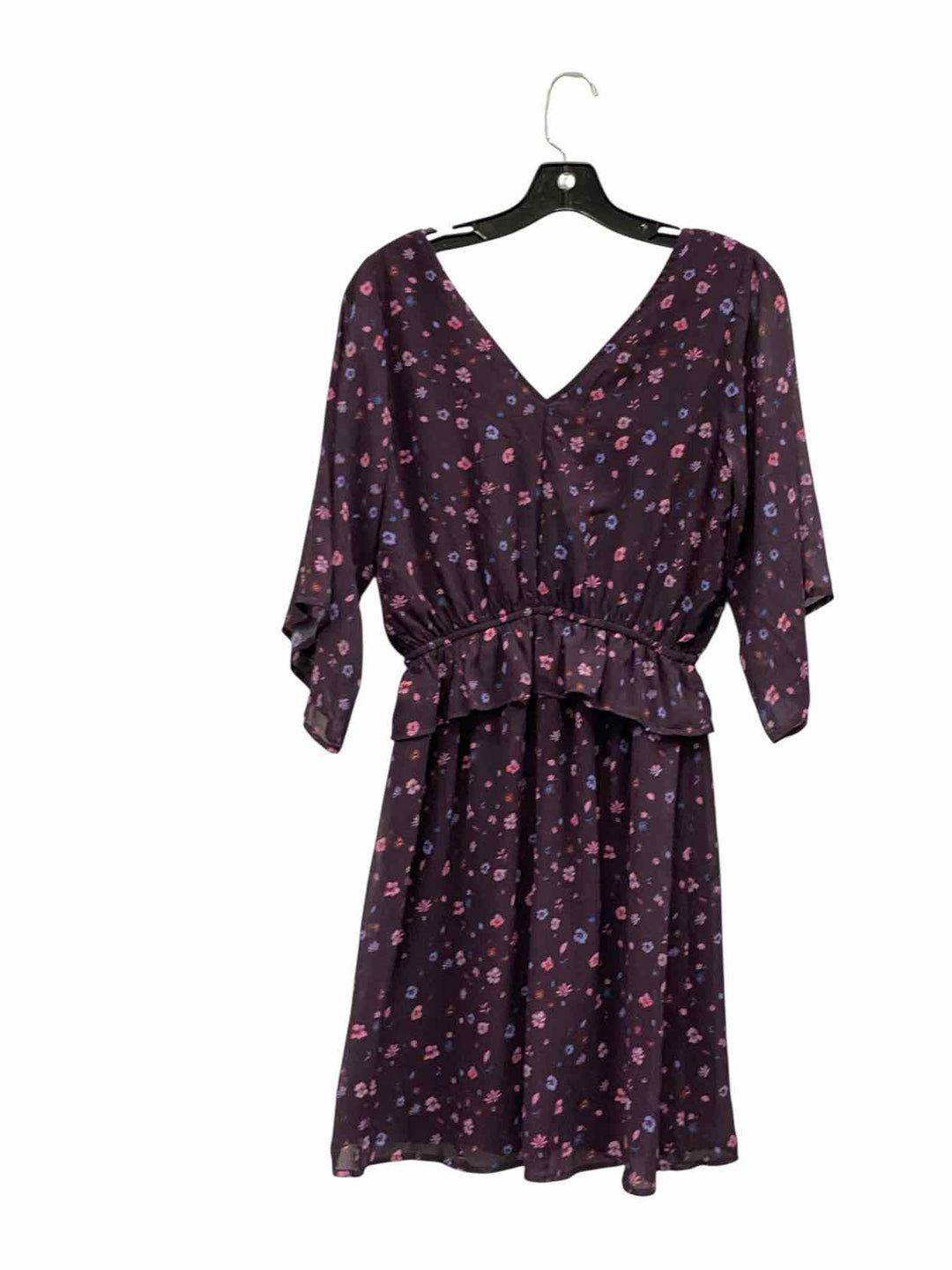 Q&A Size S Purple Floral Dress