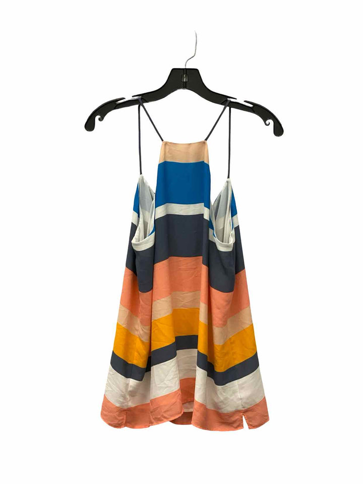Loft Size M Multi-Color stripe Tank Top