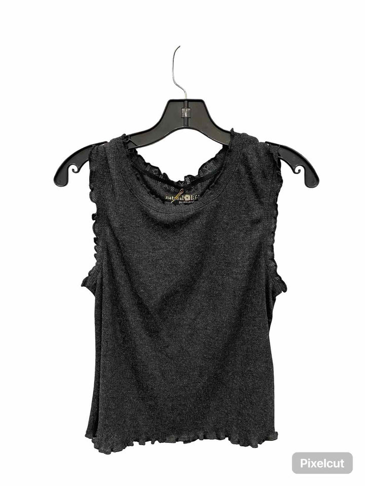 Natural Life Size M Grey Tank Top