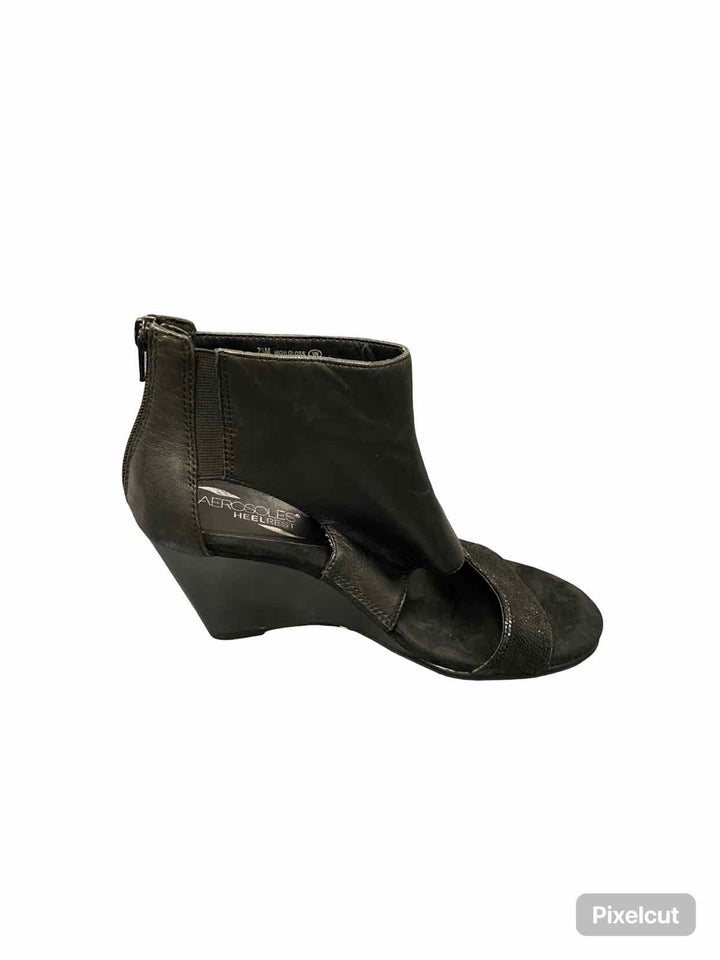 Aerosoles Shoe Size 7.5 Black Wedge Heels