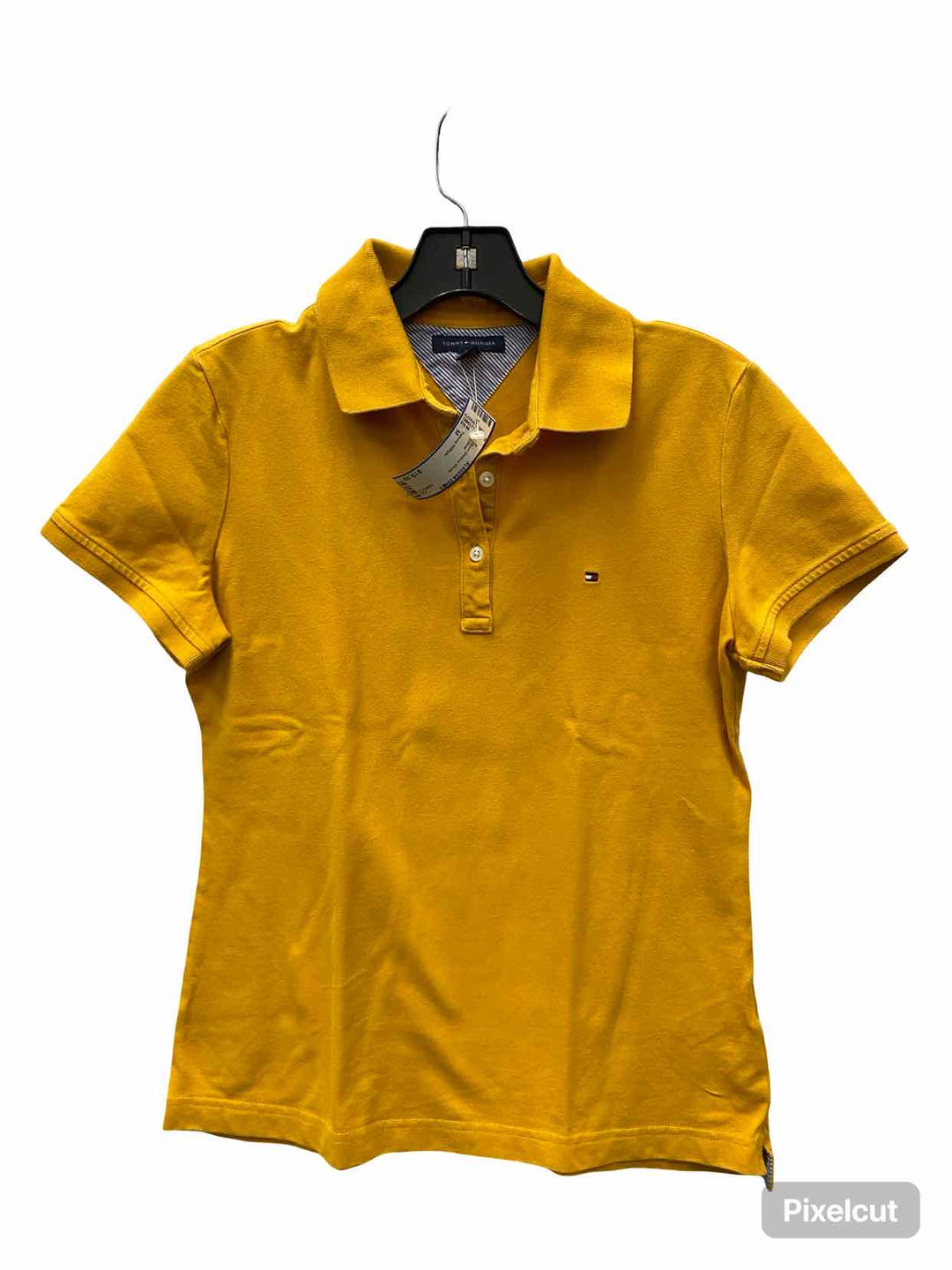 Tommy Hilfiger Size M Yellow Short Sleeve Shirts