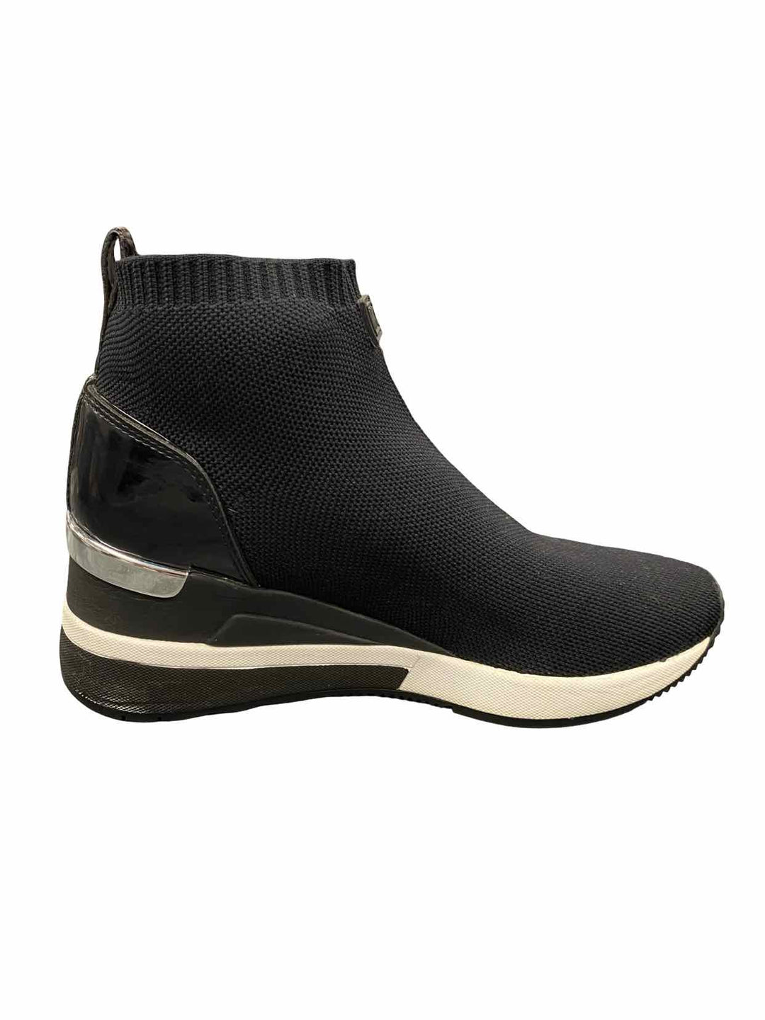 Michael Kors Shoe Size 6.5 Black Skyler Stretch Knit Boots(Ankle)
