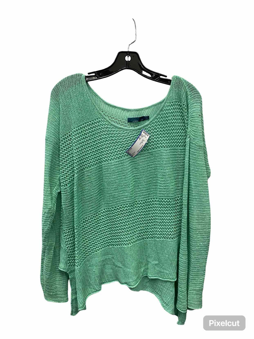 PrAna Size M Blue crochet Sweater