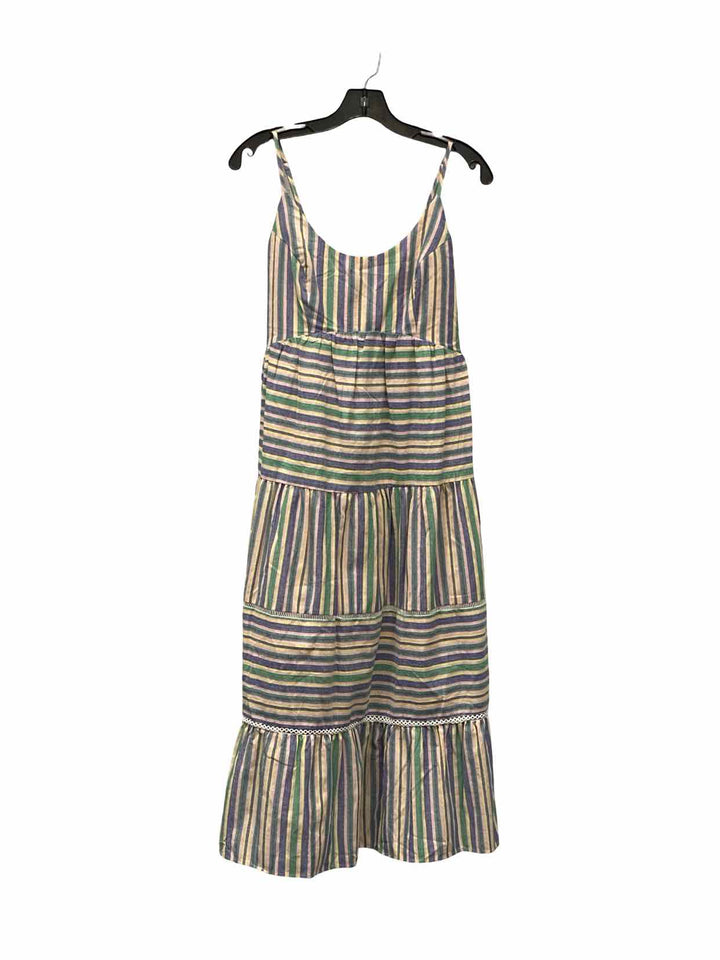 Lulus Size S Blue Pink Striped Dress
