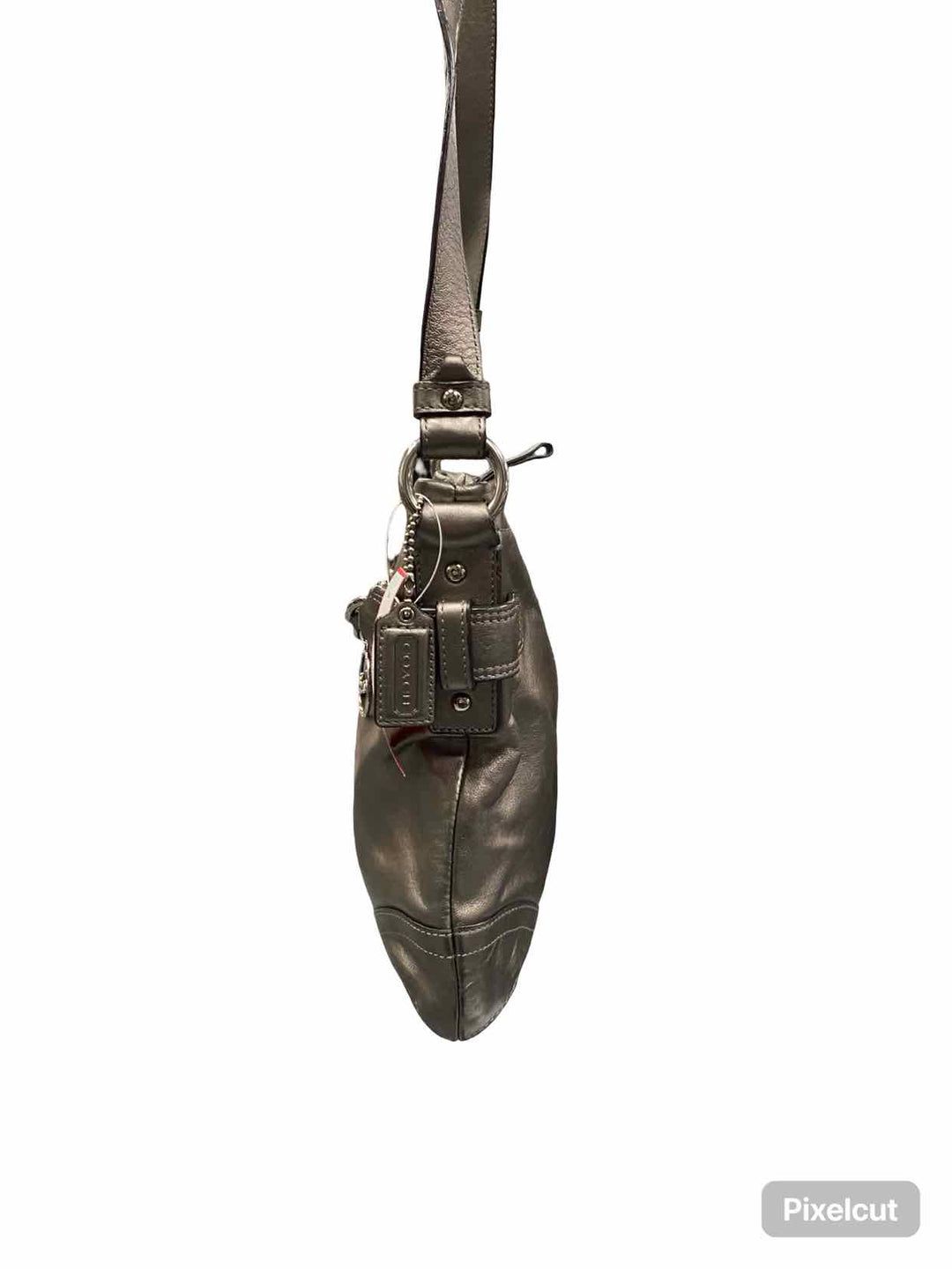 COACH Silver Shoulder Bag Purse