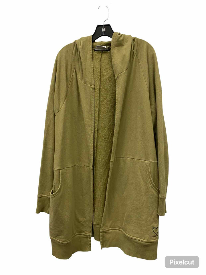 Life is Good Size XXL Green Sweater