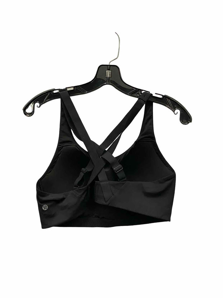 Lululemon Size 38C Black Athletic Bra