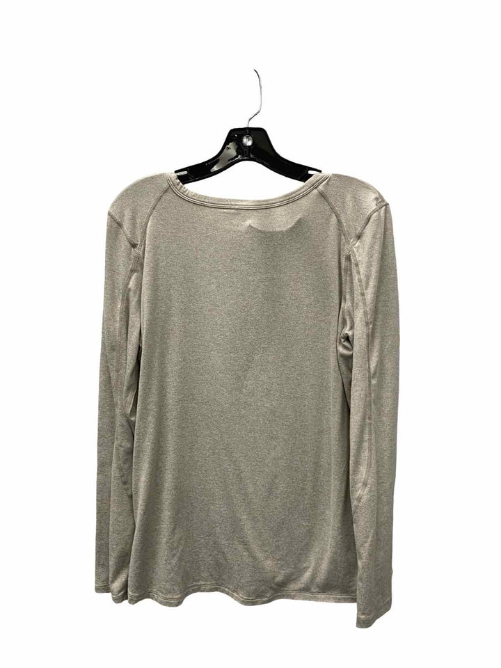 Zella Size L Brown Athletic Long Sleeve