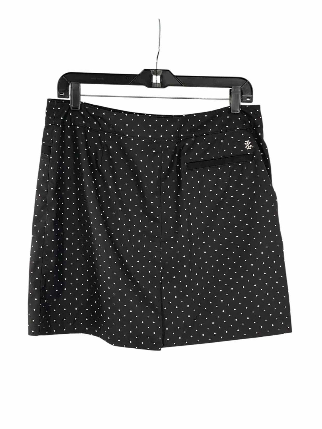Izod Size 8 Black White Polka Dot Athletic Shorts