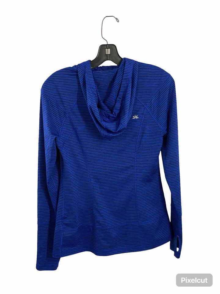 Lukka Size S Blue Striped Athletic Jacket