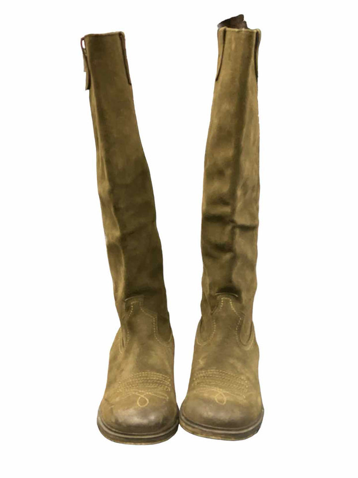 Free People Shoe Size 38 Green Boots(knee)