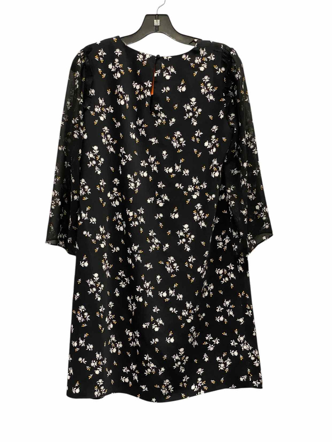 Ann Taylor Size 4 Black Floral Dress