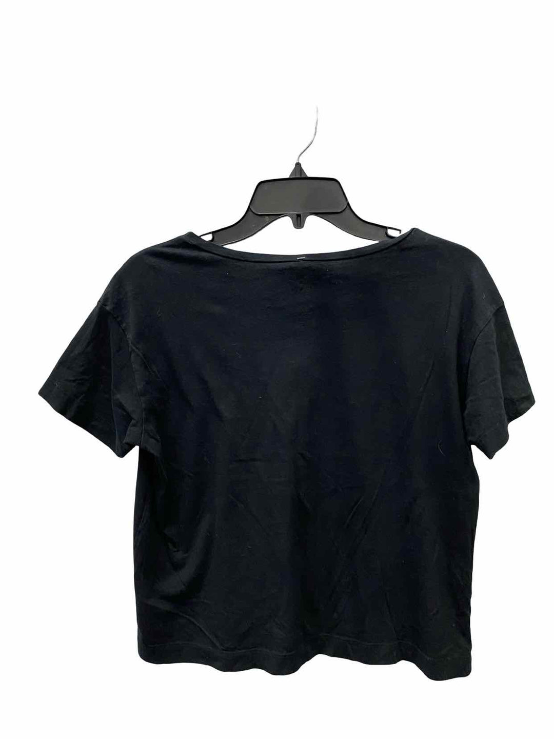 American Eagle Size S Black 100% cotton Short Sleeve Shirts