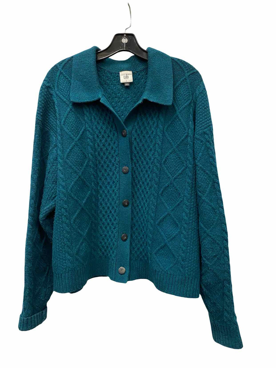 Cabi Size L Teal Sweater