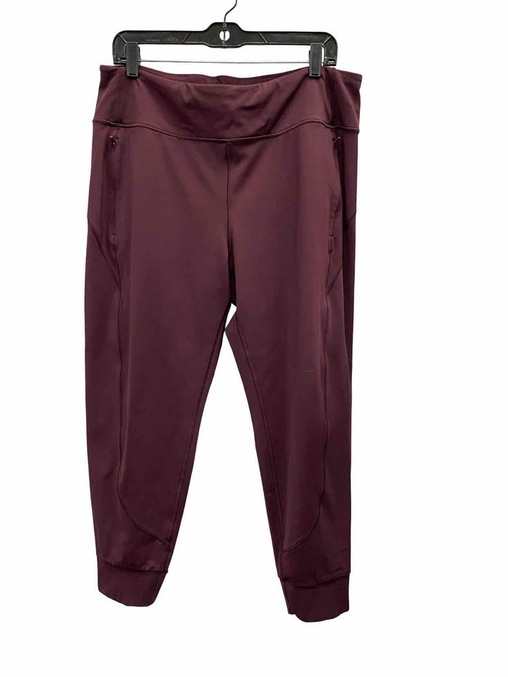 Athleta Size XL Maroon Athletic Pants
