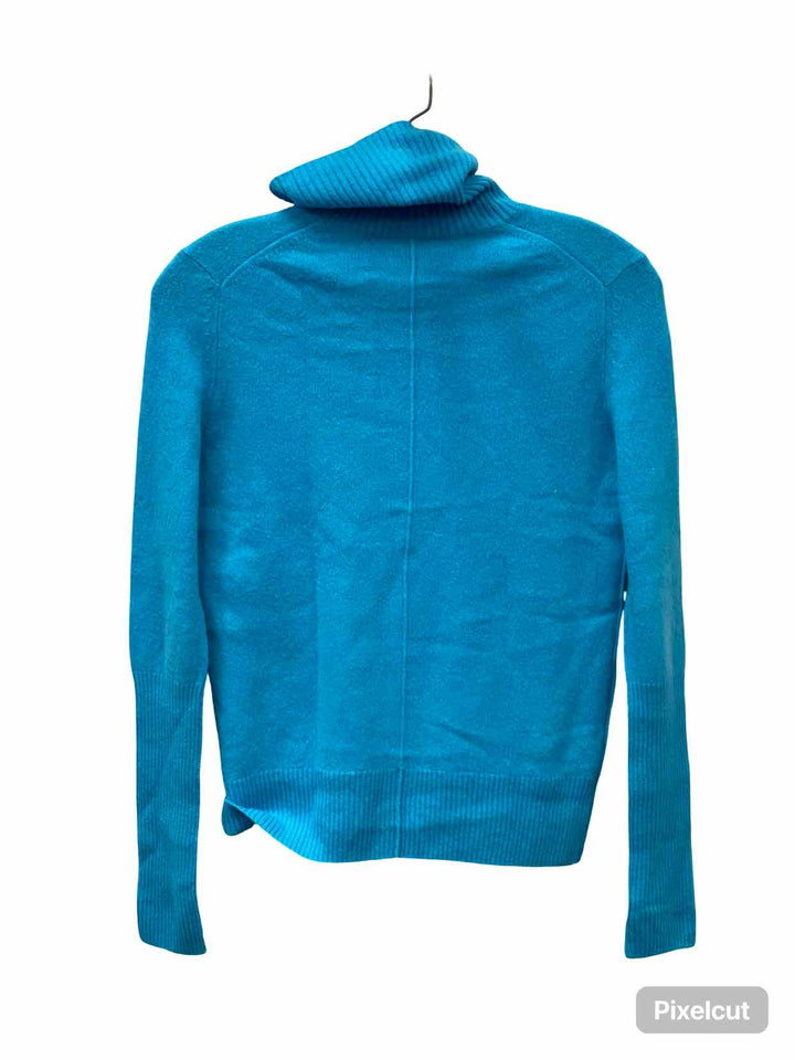 AQUA Size XS Blue 100% cashmere Sweater
