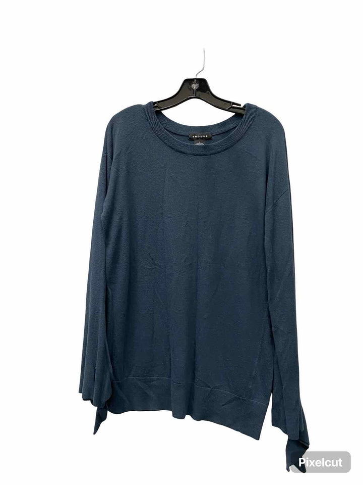 Trouve Size L Teal Sweater