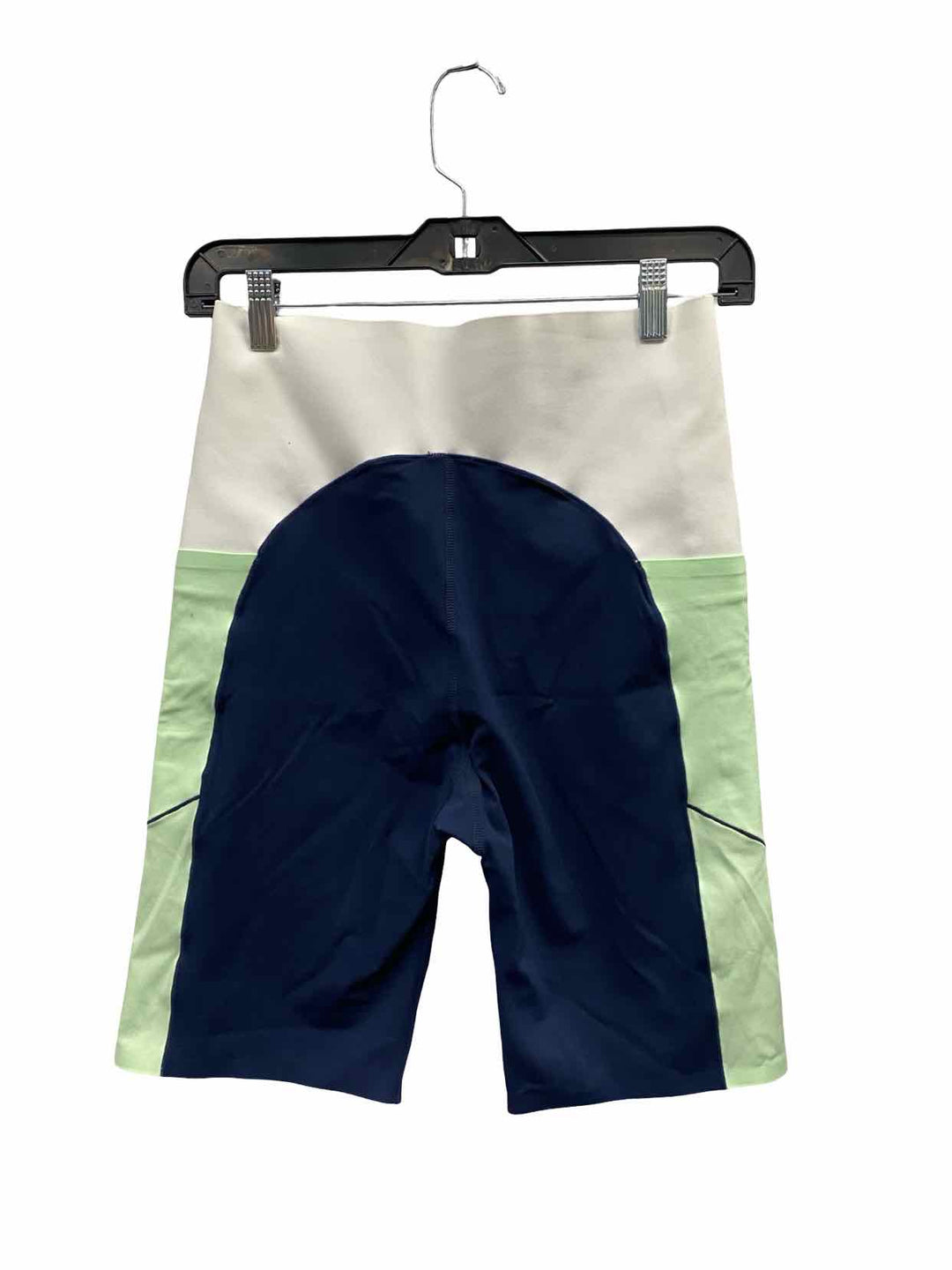 Sweaty Betty Size M Navy Blue/White Green Athletic Shorts