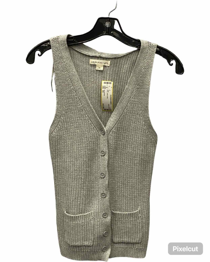 Aeropostale Size XS Grey 100% cotton Vest