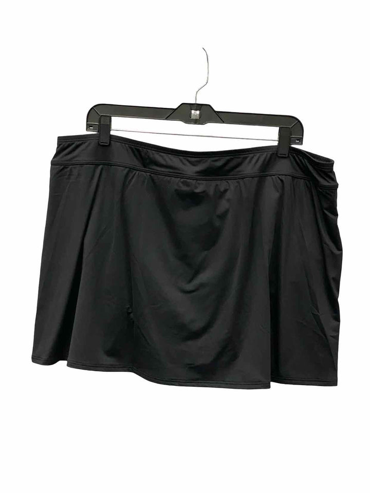 Lands End Size L Black Athletic Shorts