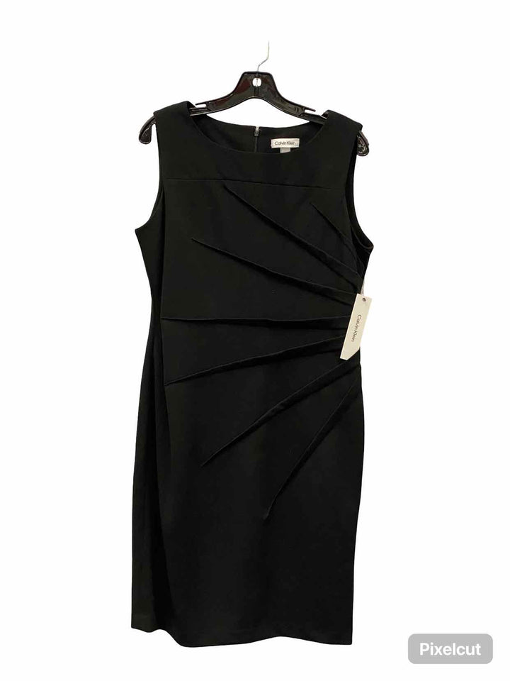 Calvin Klein Size 12 Black Dress