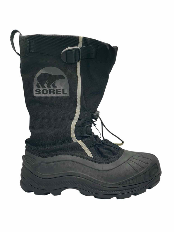 Sorel Shoe Size 8 Black Boots(knee)