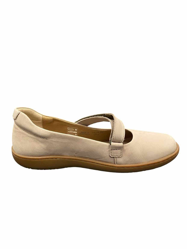 Birkenstock Shoe Size 39 Beige Leather Lora Flats