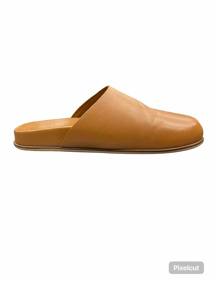 Intentionally Blank Shoe Size 40 Brown Leather Agatha Clogs