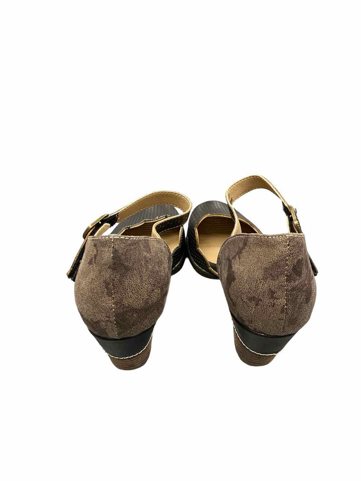 L'Artiste Shoe Size 37 Black Leather Parchelle Heels