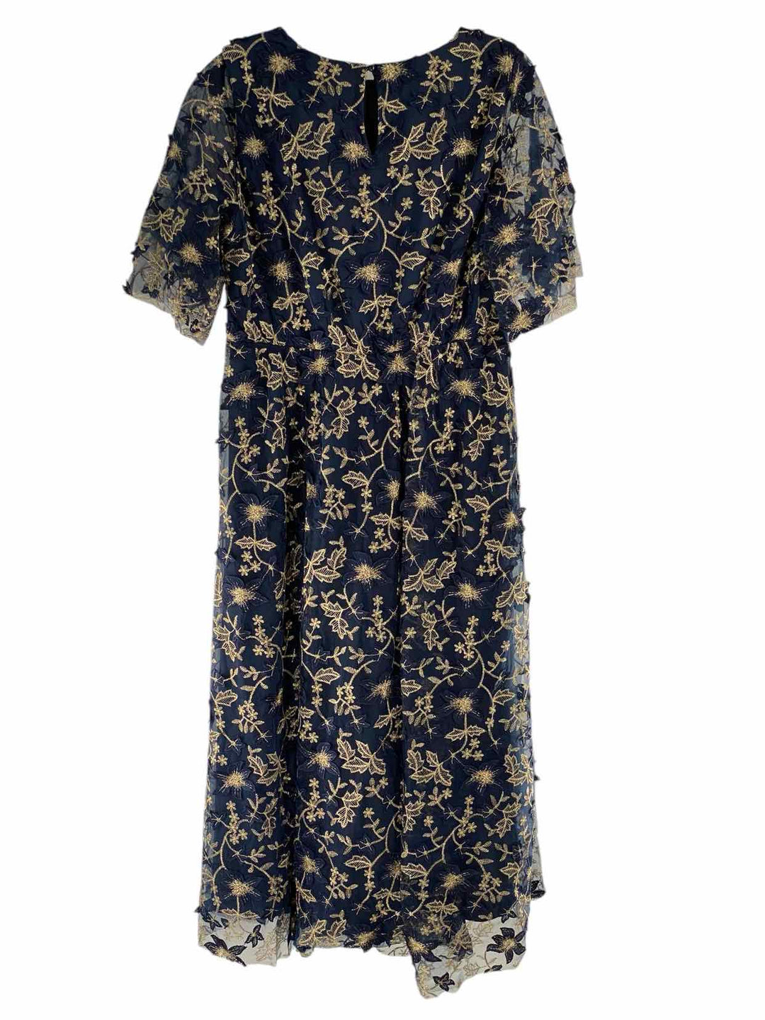 Baltic born Size XL Navy Gold Print NWT Dress