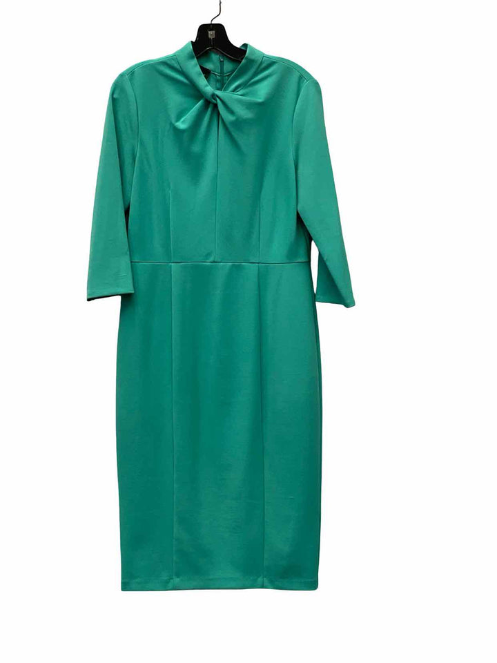 Donna Morgan Size 10 Aqua Dress