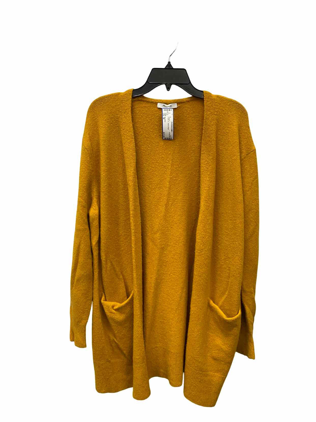 MadeWell Size M Yellow 30% Merino Wool Sweater