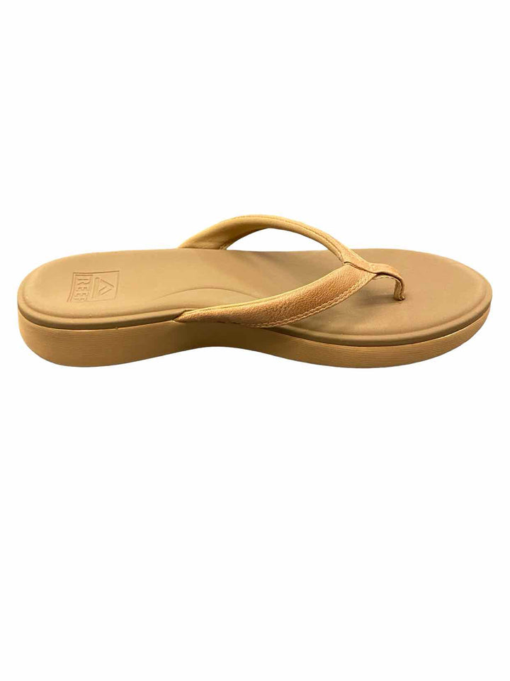 Reef Shoe Size 10 Tan Cushion Cloud Flip Flop Sandals